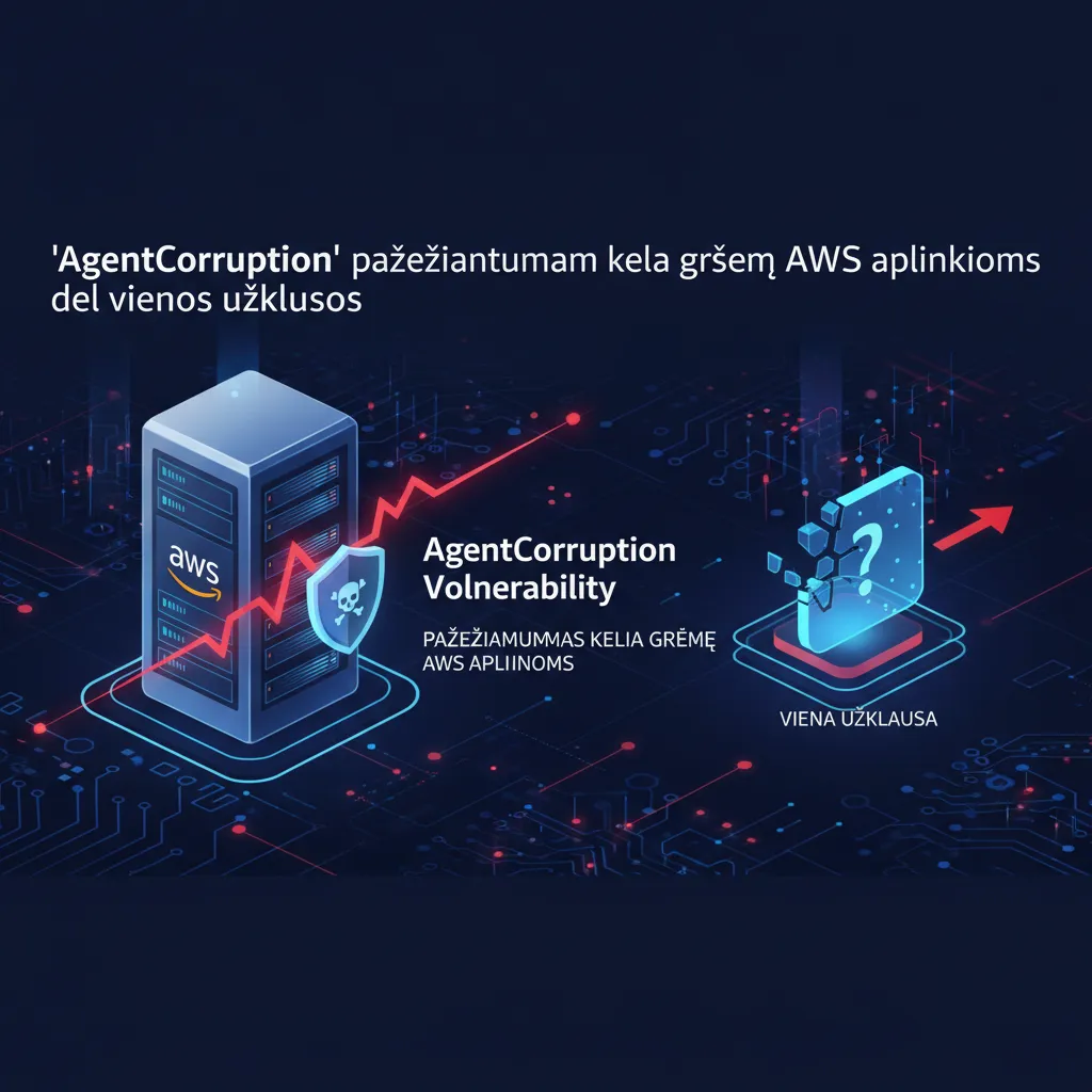 'AgentCorruption' pažeidžiamumas kelia grėsmę AWS aplinkoms dėl vienos užklausos