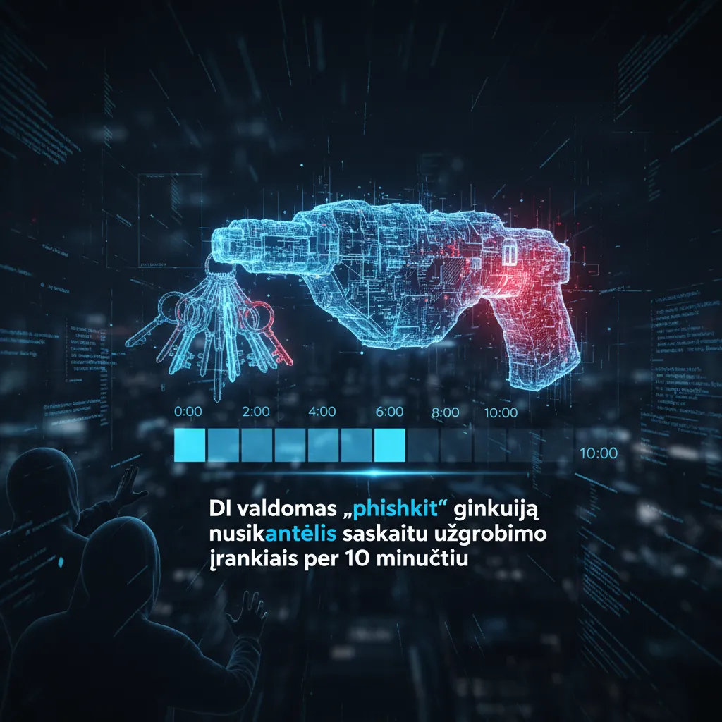 DI valdomas „phishkit“ ginkluoja nusikaltėlius sąskaitų užgrobimo įrankiais per 10 minučių