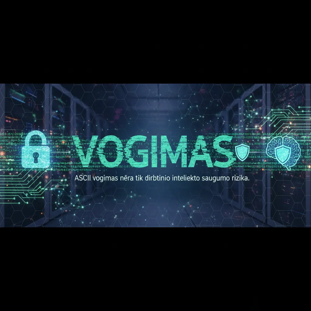 ASCII vogimas nėra tik dirbtinio intelekto saugumo rizika