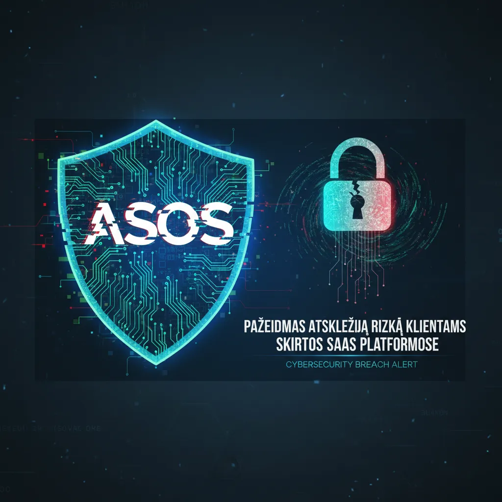 ASOS pažeidimas atskleidžia riziką klientams skirtose SaaS platformose