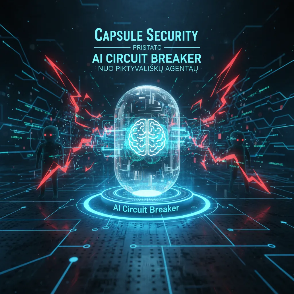 „Capsule Security“ pristato „AI Circuit Breaker“ nuo piktavališkų agentų
