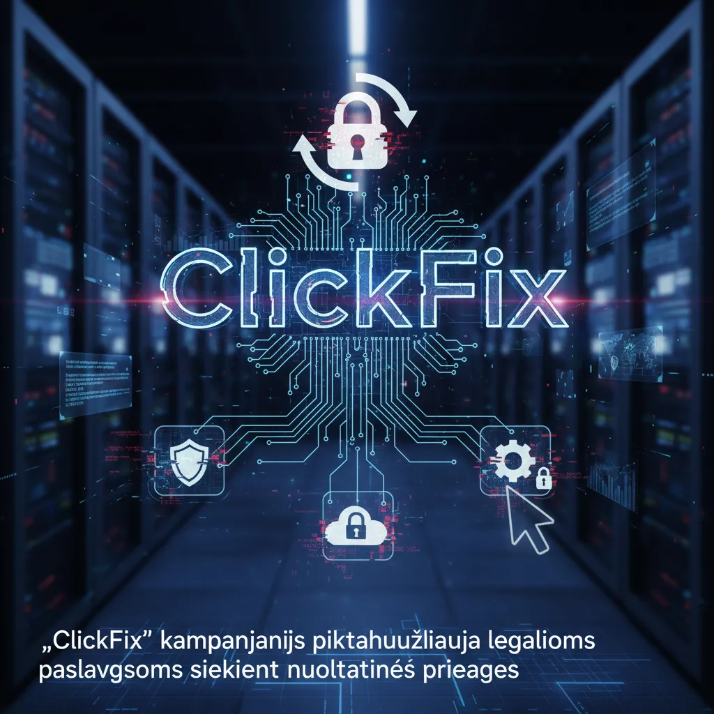 „ClickFix“ kampanijos piktnaudžiauja legaliomis paslaugomis siekiant nuolatinės prieigos