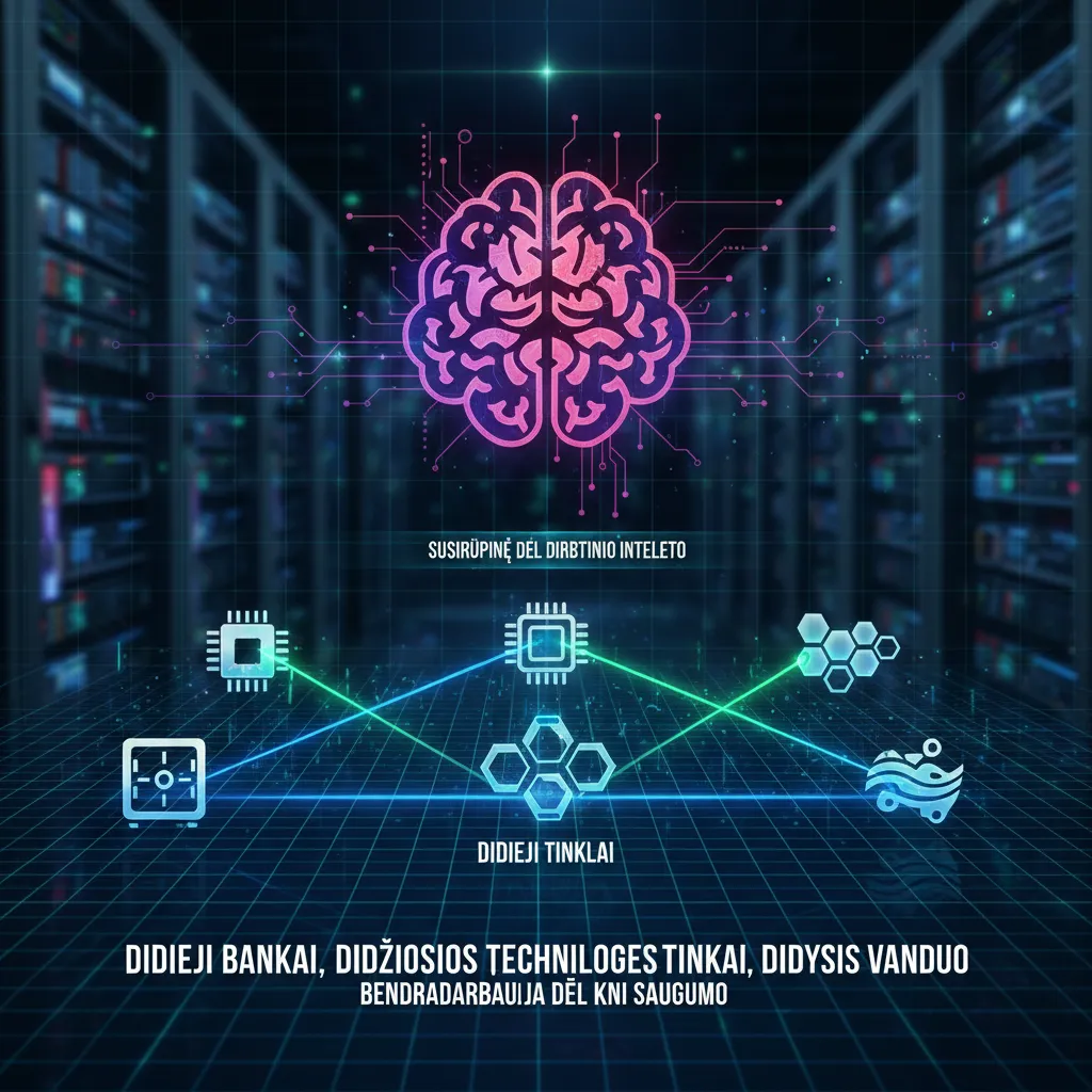 Didieji bankai, didžiosios technologijos, didieji tinklai, didysis vanduo bendradarbiauja dėl KNI saugumo, susirūpinę dėl dirbtinio intelekto