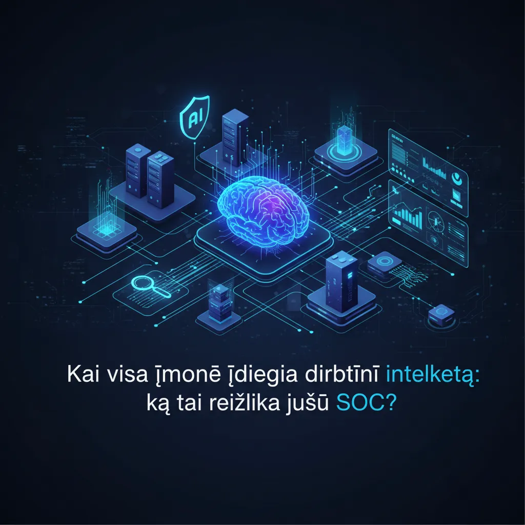 Kai visa įmonė įdiegia dirbtinį intelektą: ką tai reiškia jūsų SOC?