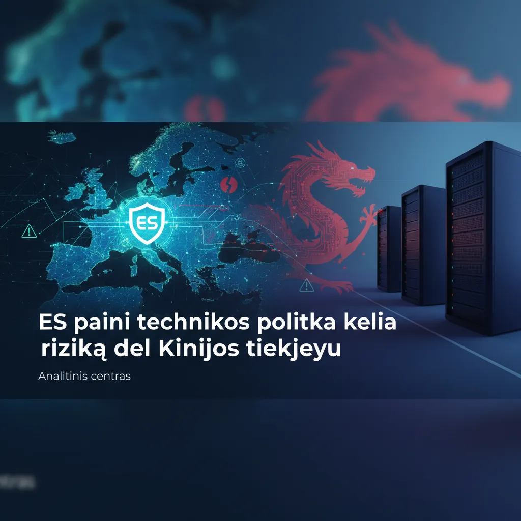 ES paini technikos politika kelia riziką dėl Kinijos tiekėjų, teigia analitinis centras