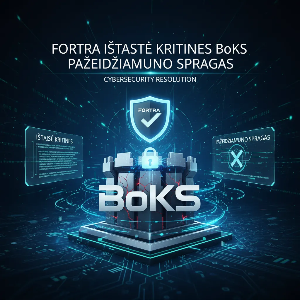 Fortra ištaisė kritines BoKS pažeidžiamumo spragas