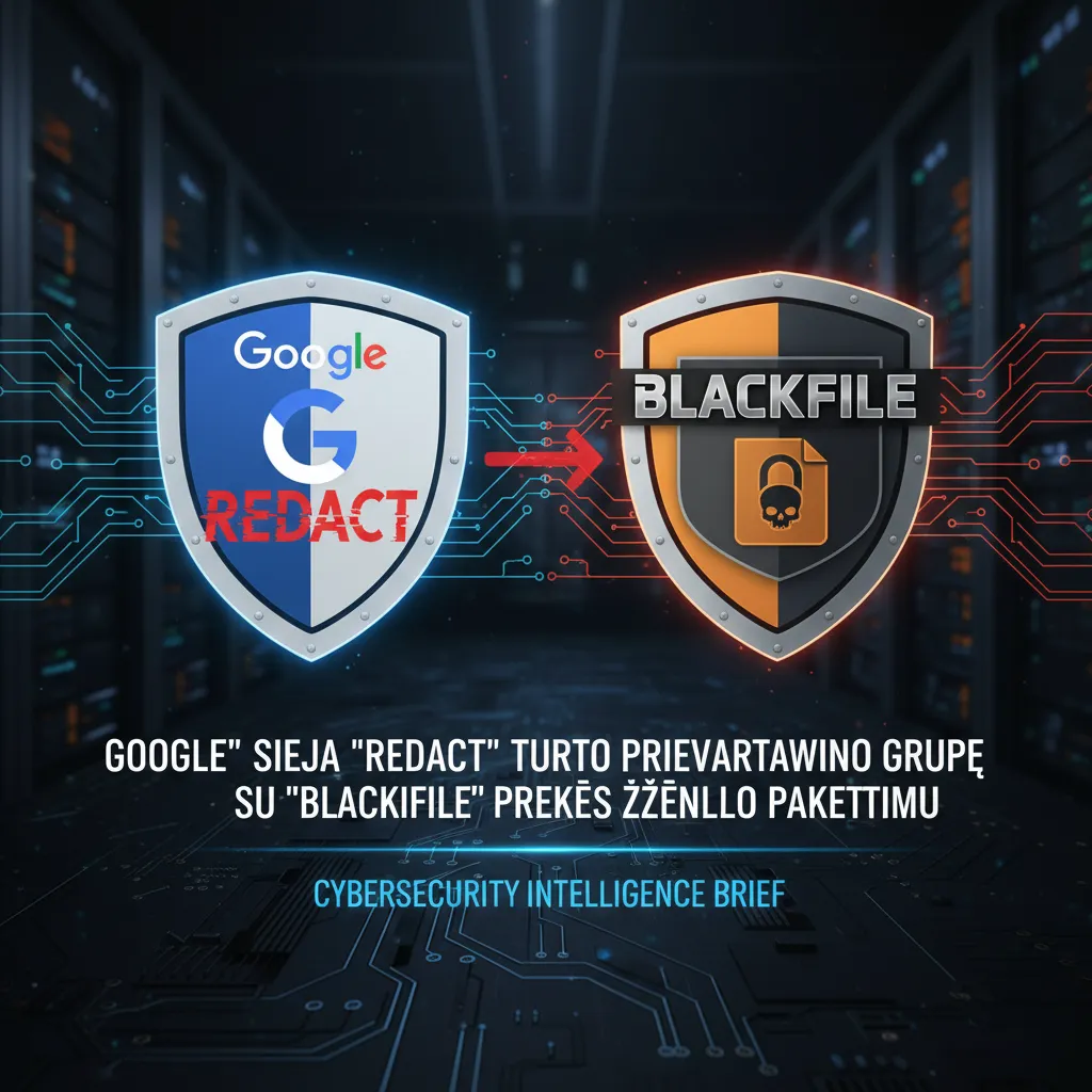 „Google“ sieja „Redact“ turto prievartavimo grupę su „BlackFile“ prekės ženklo pakeitimu