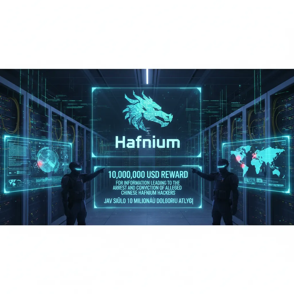 JAV siūlo 10 milijonų dolerių atlygį už įtariamą Kinijos „Hafnium“ programišių