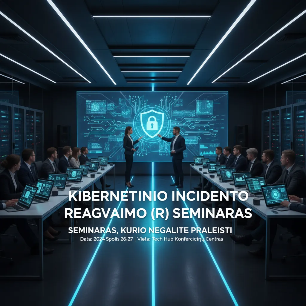 Kibernetinio incidento reagavimo (IR) seminaras: seminaras, kurio negalite praleisti