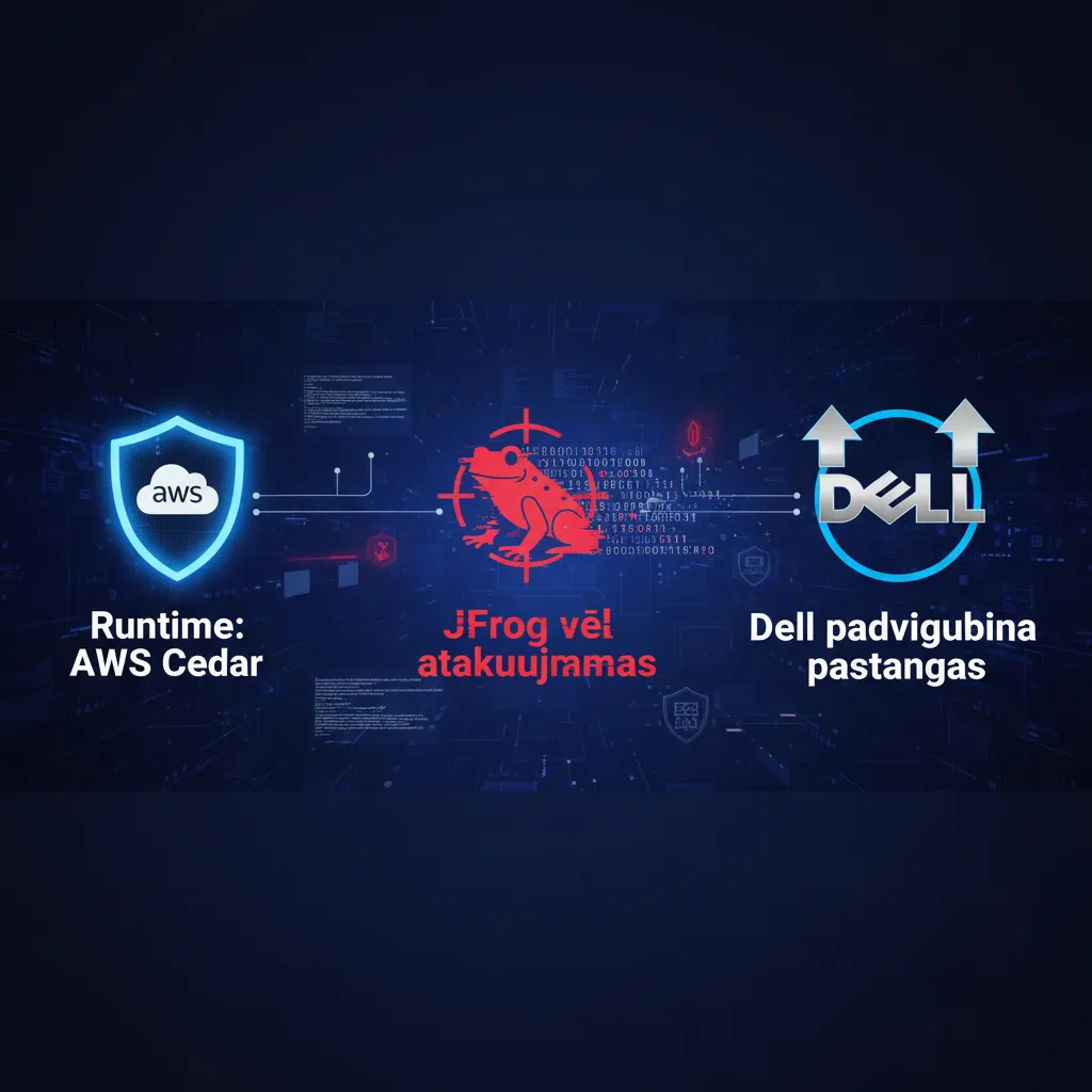 Runtime: AWS pristato „Cedar“; „JFrog“ vėl atakuojamas; „Dell“ padvigubina pastangas