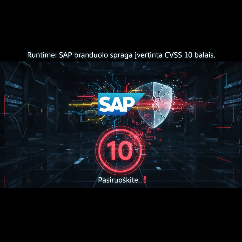 Runtime: SAP branduolio spraga įvertinta CVSS 10 balais. Pasiruoškite.