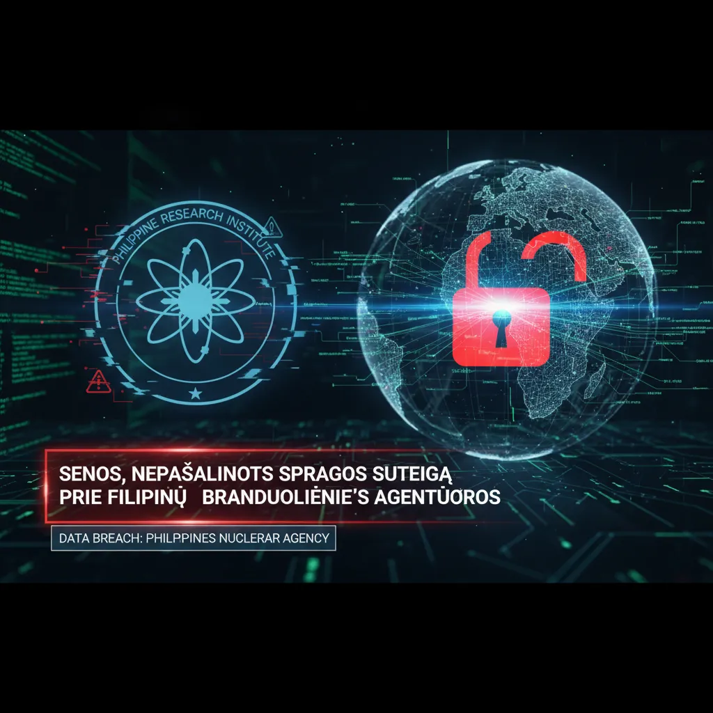 Senos, nepašalintos spragos suteikė prieigą prie Filipinų branduolinės agentūros